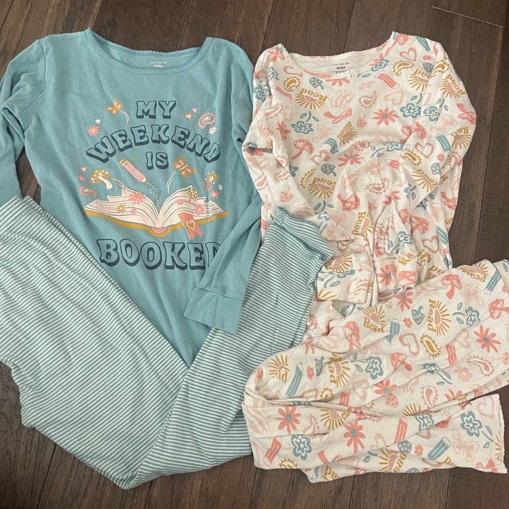 Carters girl 12/12A pajamas